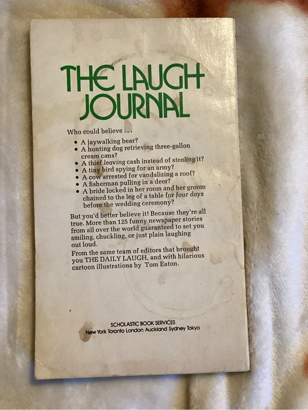1972 The Laugh Journal Vintage Paperback Book